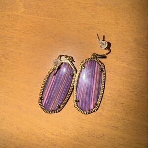 Purple Kendra Scott Earrings
